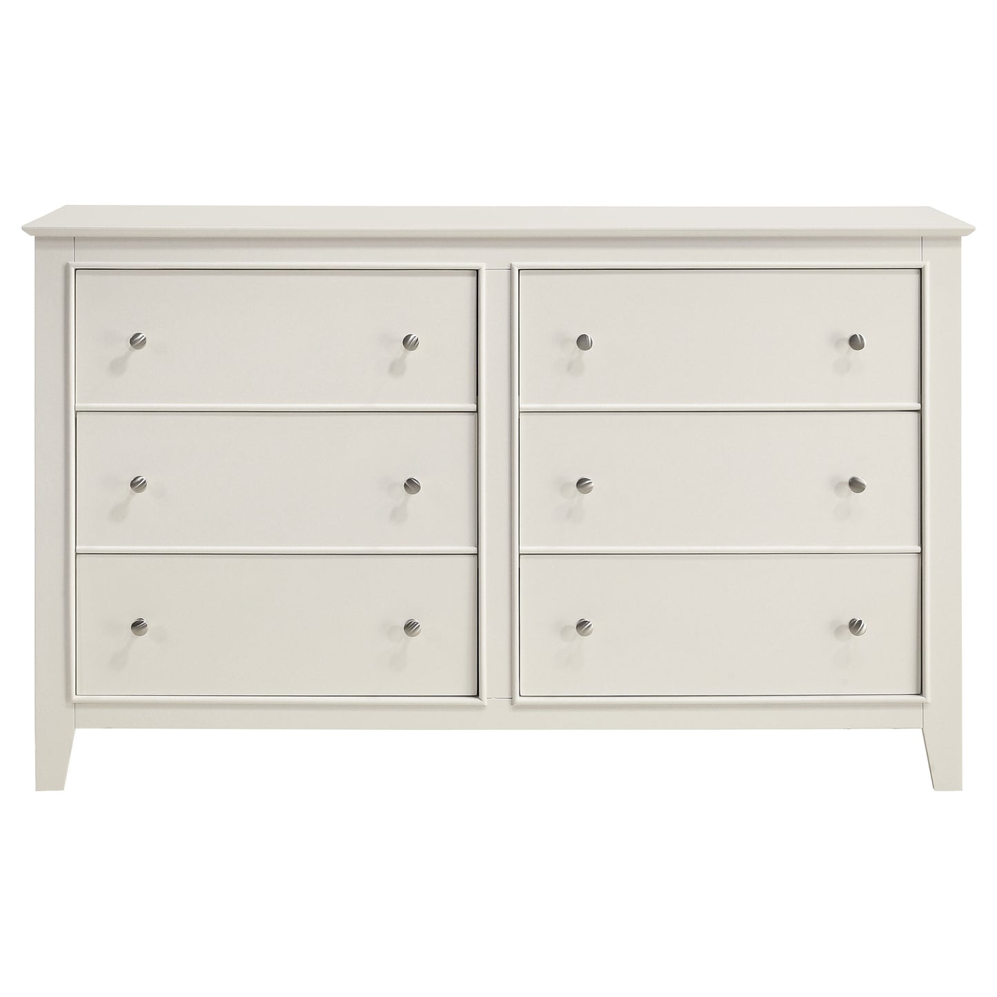 Selena 6-drawer Dresser Cream White