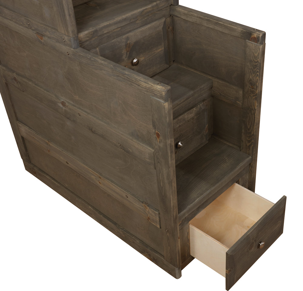 Wrangle Hill 4-drawer Stairway Chest Gunsmoke