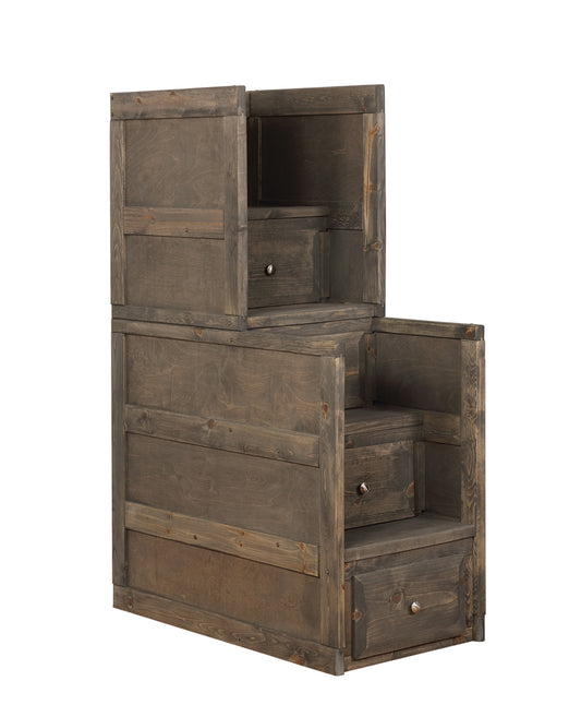 Wrangle Hill 4-drawer Stairway Chest Gunsmoke