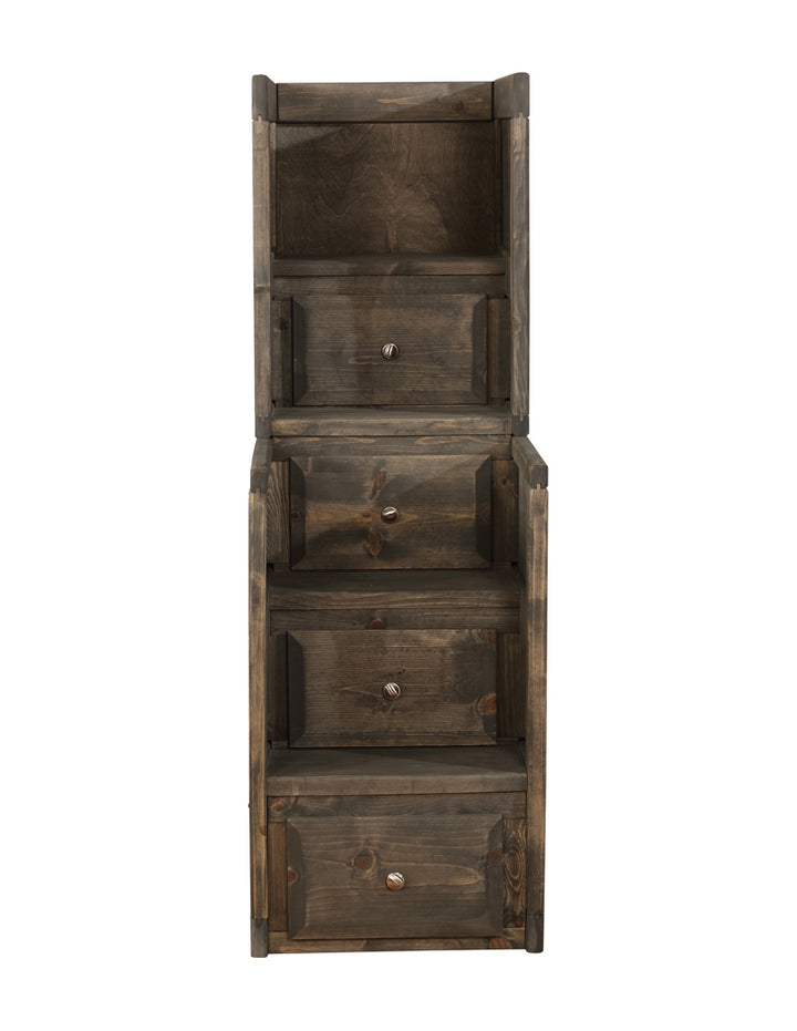 Wrangle Hill 4-drawer Stairway Chest Gunsmoke