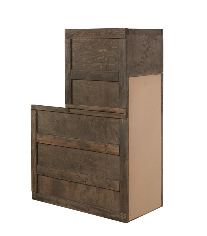 Wrangle Hill 4-drawer Stairway Chest Gunsmoke