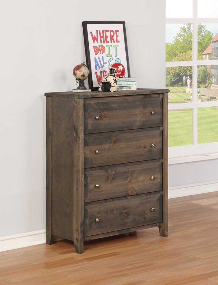 Wrangle Hill 4-drawer Bedroom Chest Gunsmoke