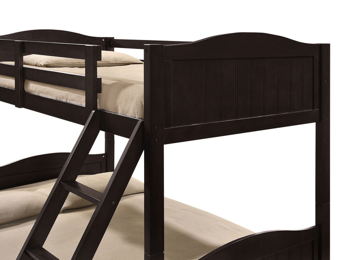 Arlo Wood Twin Over Full Bunk Bed Espresso
