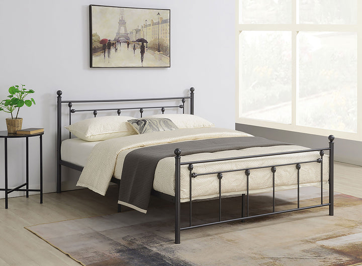 Canon Metal Full Open Frame Bed Gunmetal