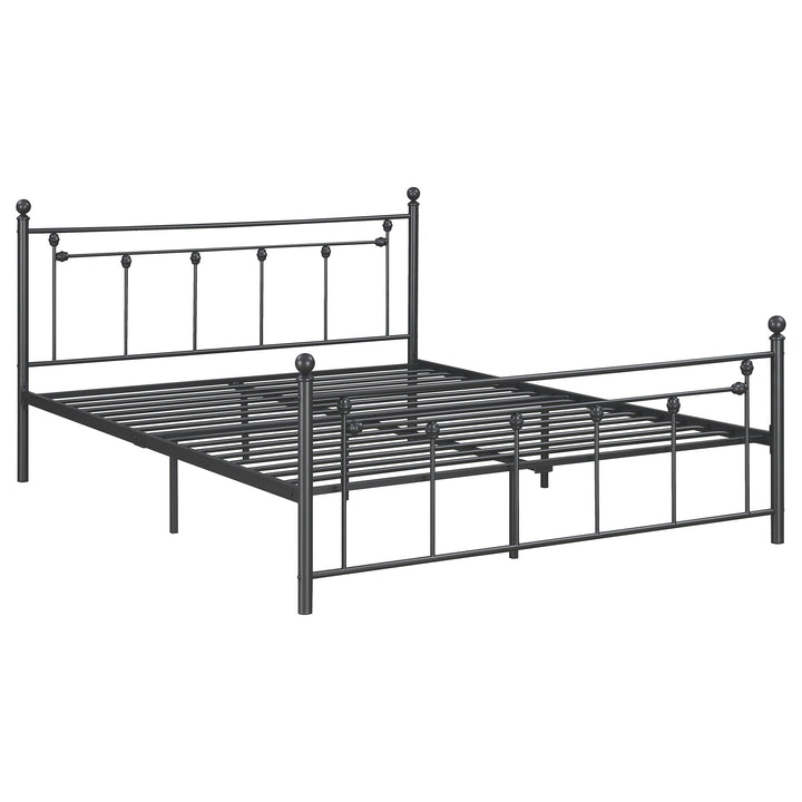 Canon Metal Queen Open Frame Bed Gunmetal