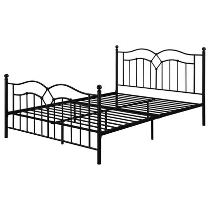 Klossen Metal Queen Open Frame Bed Black