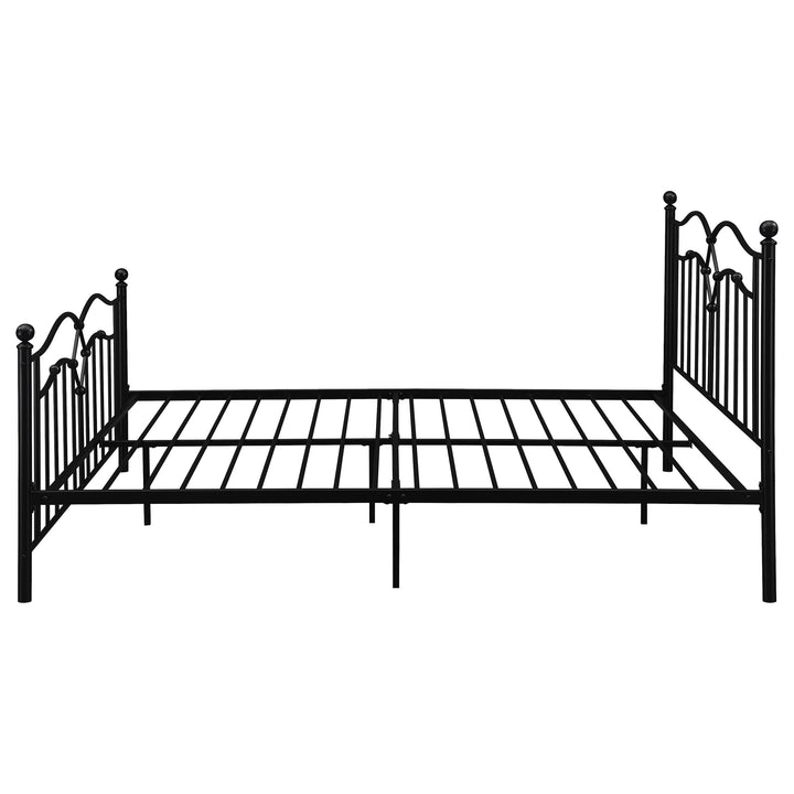 Klossen Metal Queen Open Frame Bed Black