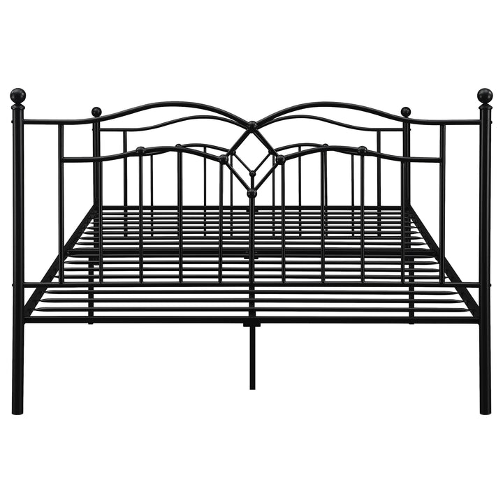 Klossen Metal Queen Open Frame Bed Black