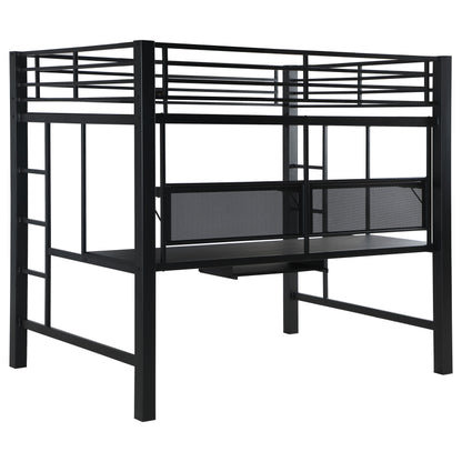 Avalon Full Workstation Loft Bed Black