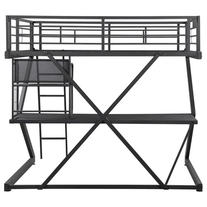 Parkview Full Workstation Loft Bed Black