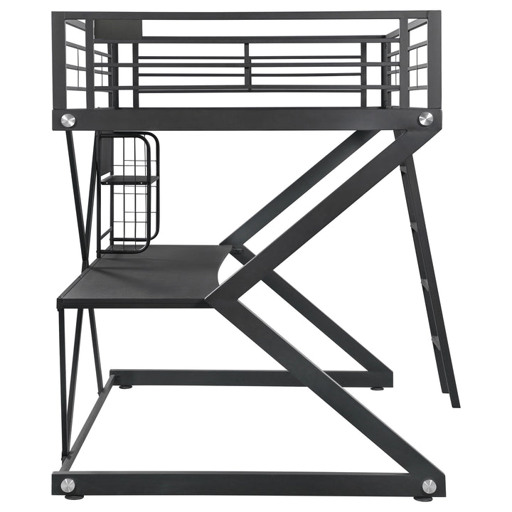 Parkview Full Workstation Loft Bed Black