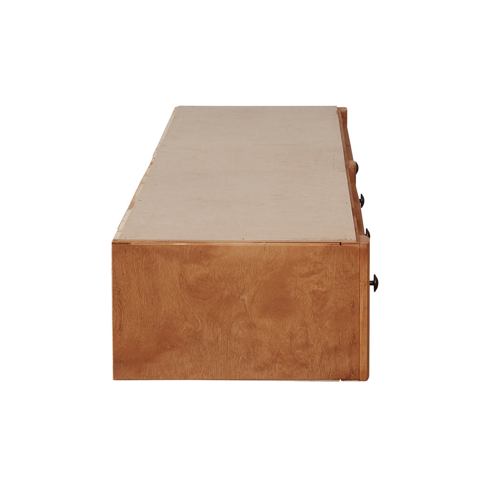 Wrangle Hill 2-drawer Wood Under Bed Storage Amber Wash