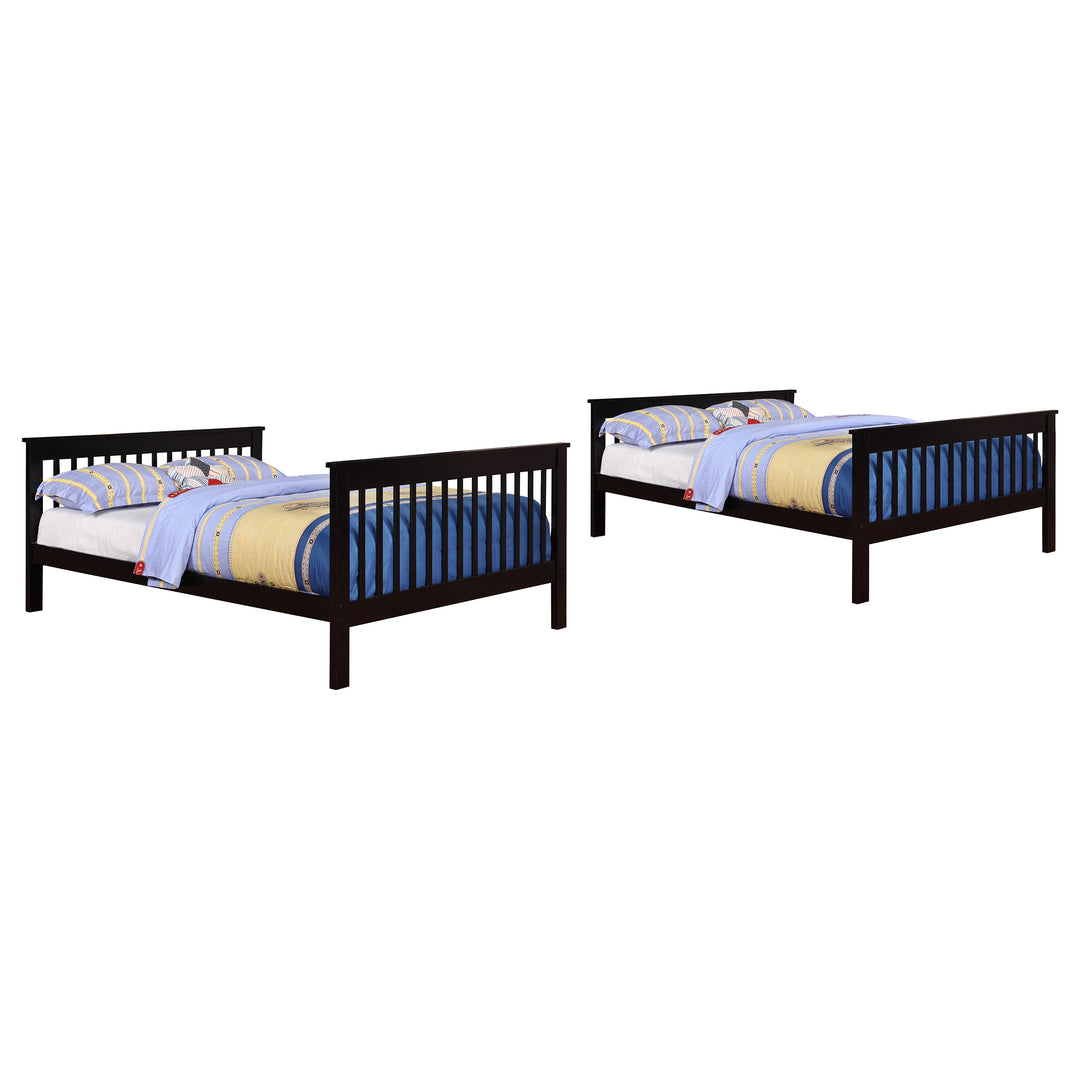 Chapman Wood Full Over Full Bunk Bed Black