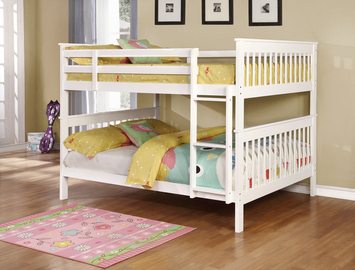 Chapman Wood Full Over Full Bunk Bed White