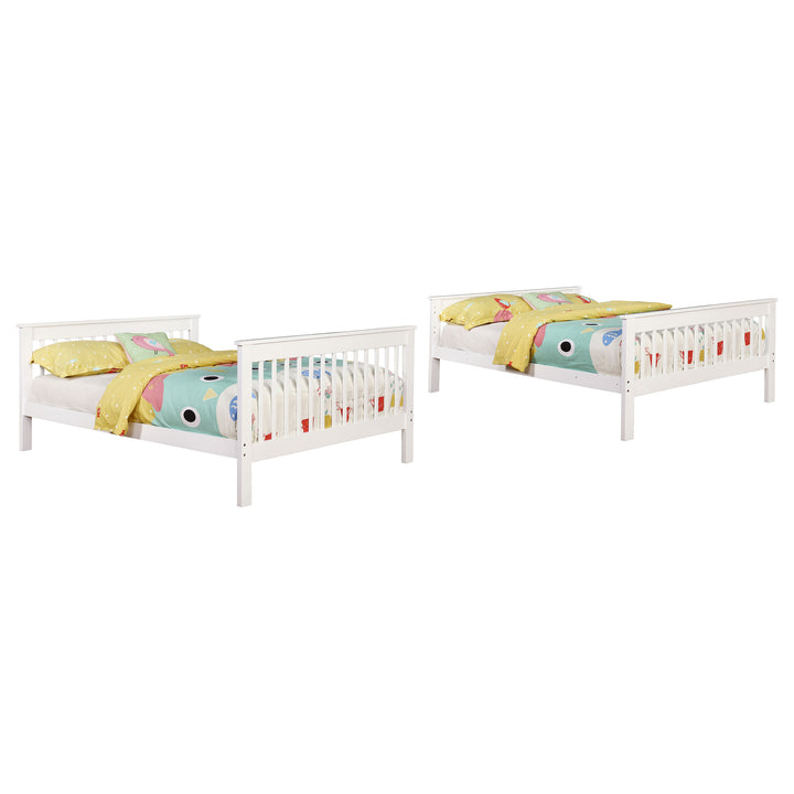 Chapman Wood Full Over Full Bunk Bed White