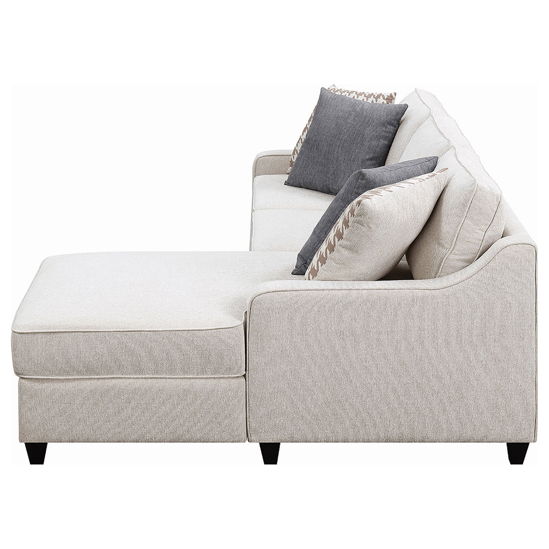 Mcloughlin Upholstered Sectional Platinum