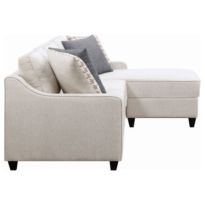 Mcloughlin Upholstered Sectional Platinum