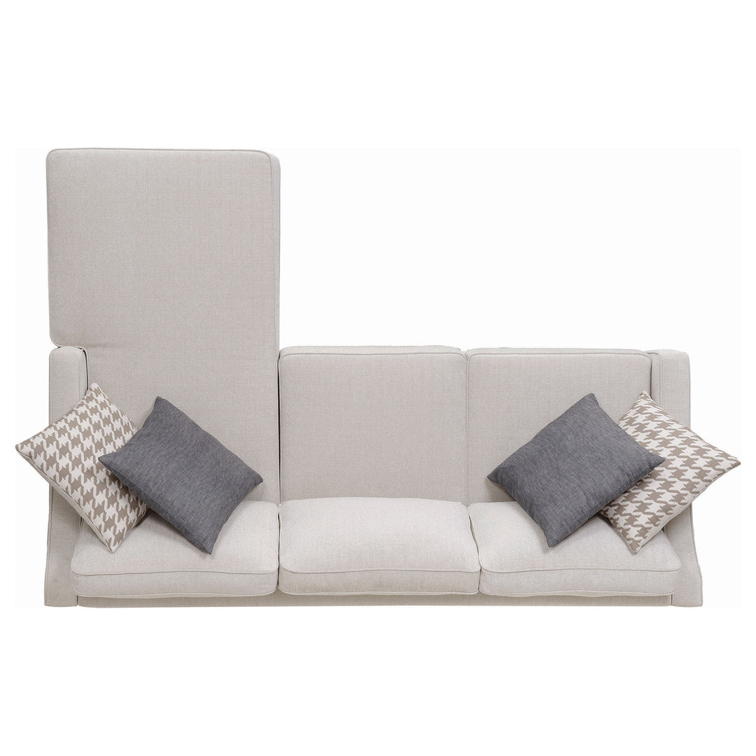 Mcloughlin Upholstered Sectional Platinum