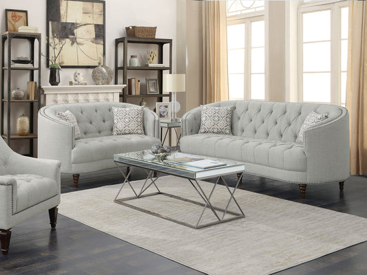 Avonlea Beige Two-Piece Living Room Set