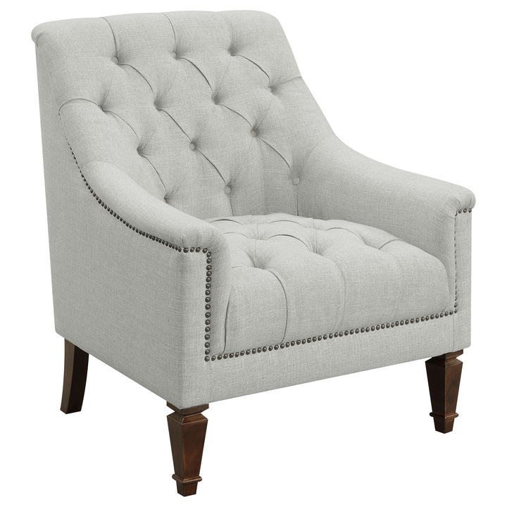 Avonlea Sloped Arm Upholstered Chair Grey