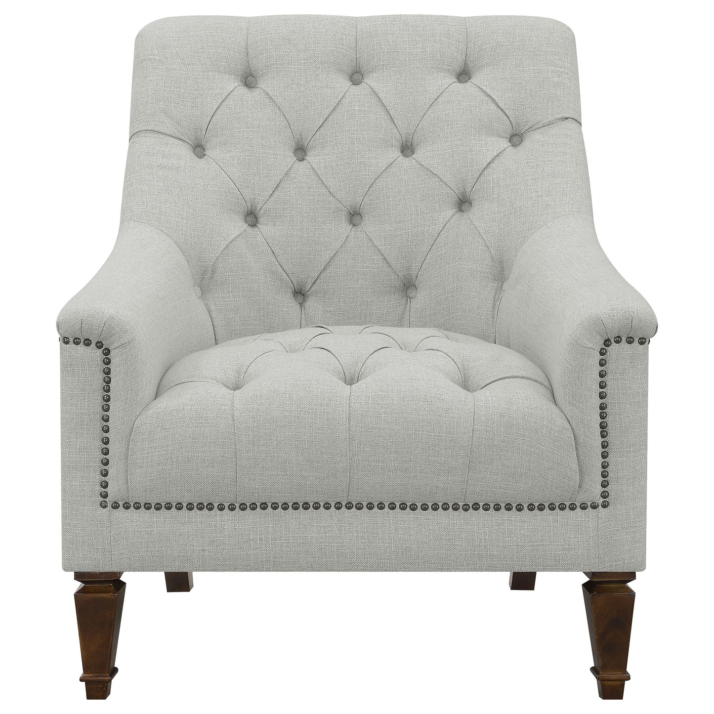 Avonlea Sloped Arm Upholstered Chair Grey