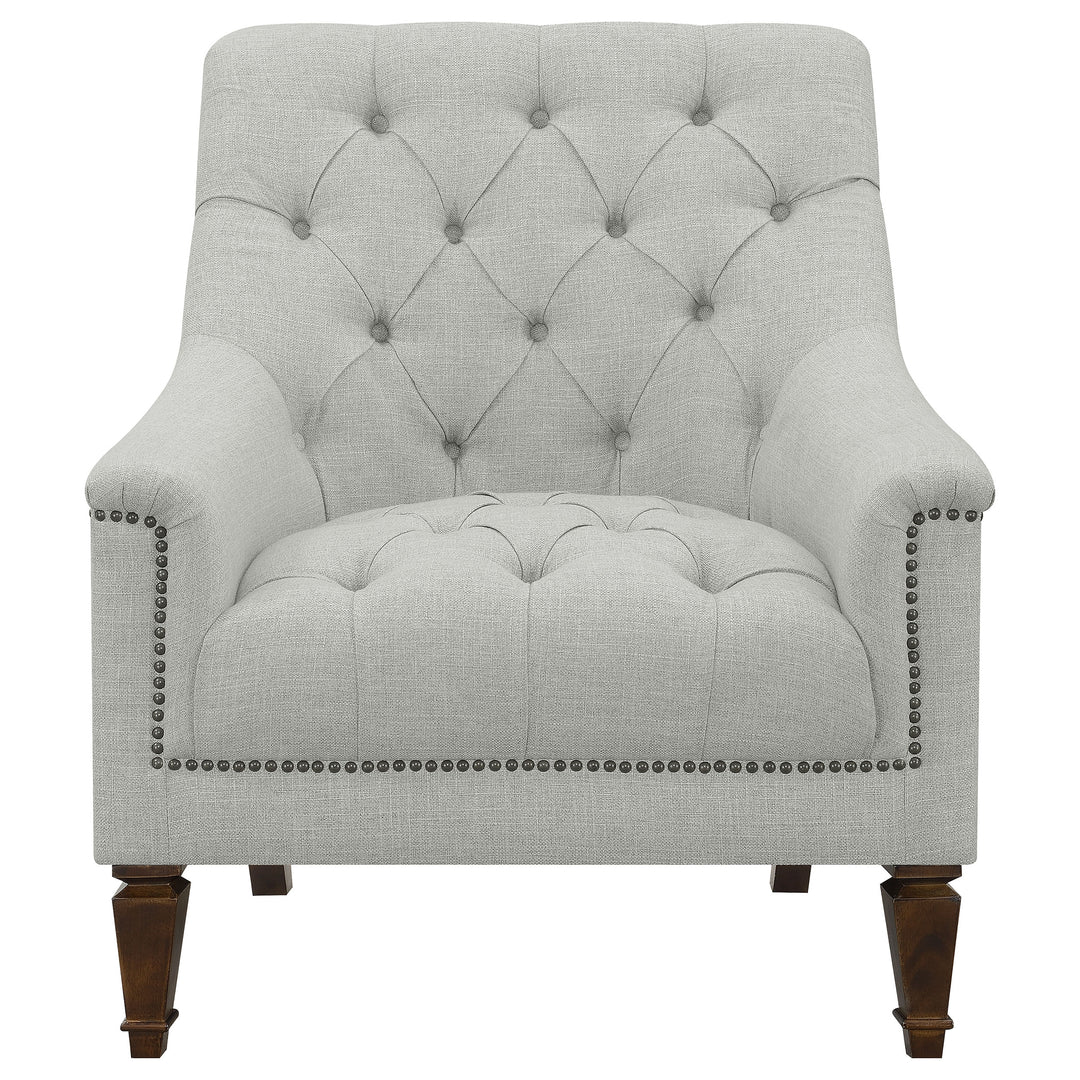 Avonlea Sloped Arm Upholstered Chair Grey