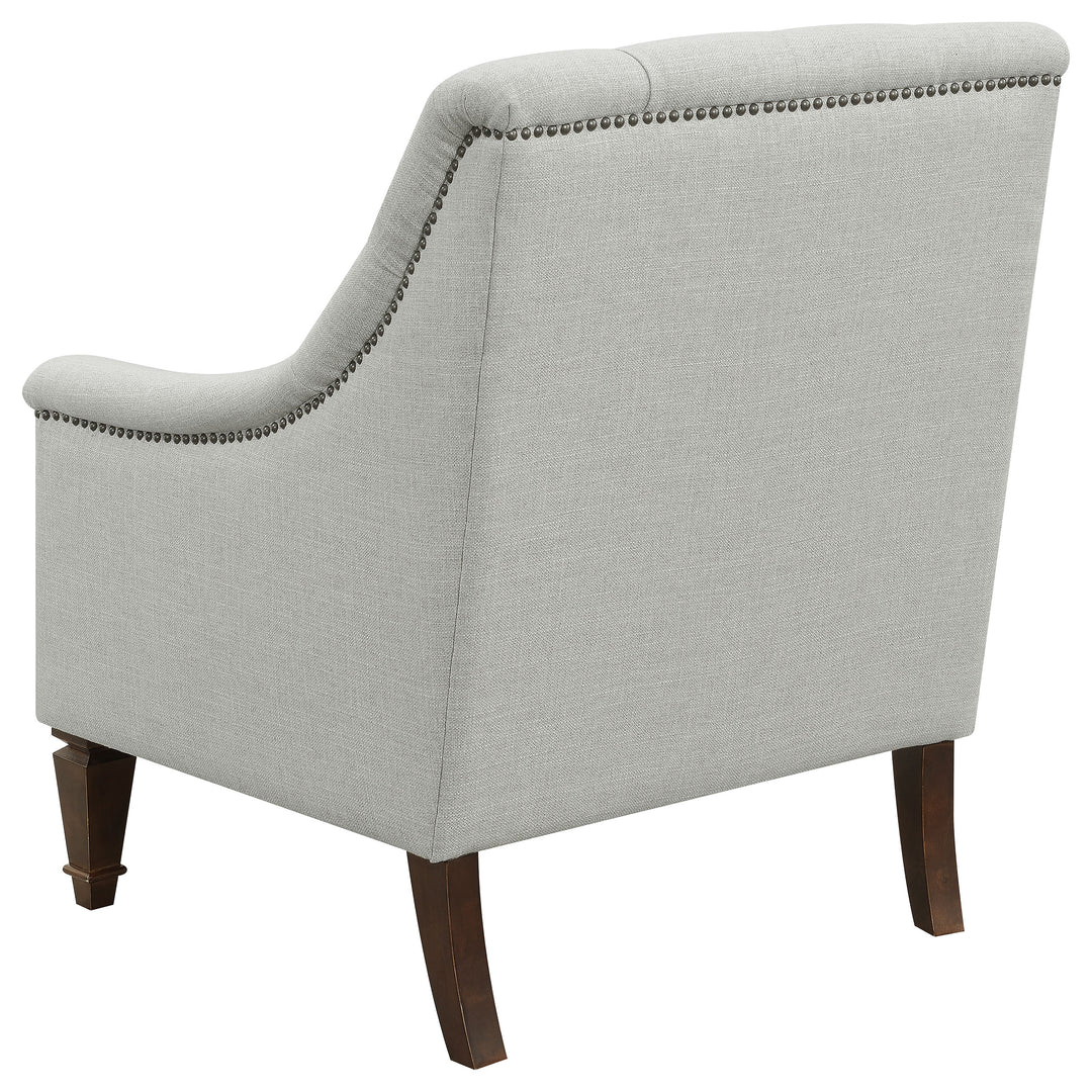 Avonlea Sloped Arm Upholstered Chair Grey