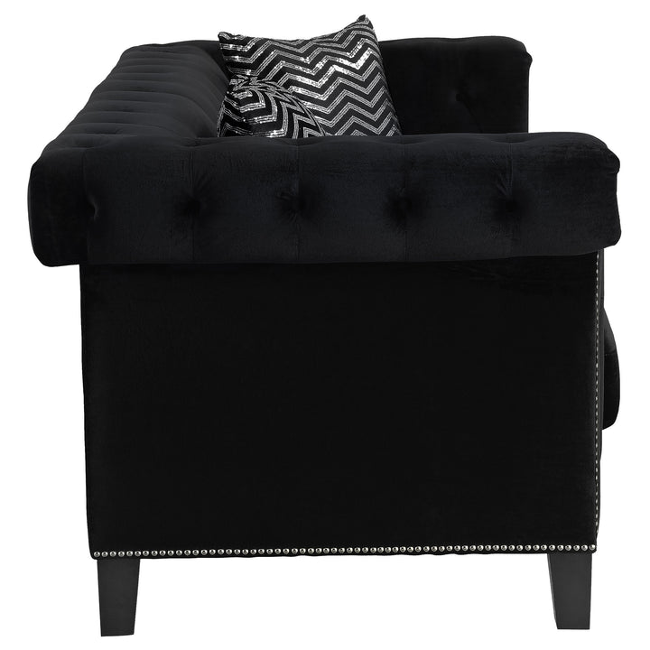 Reventlow Formal Black Two-Piece Living Room Set