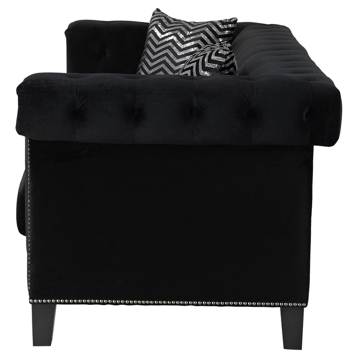 Reventlow Tufted Sofa Black