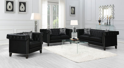 Reventlow Tufted Sofa Black