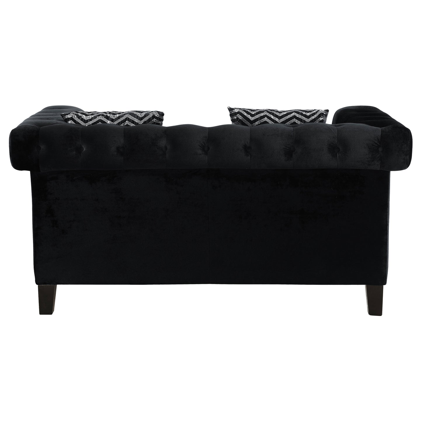 Reventlow Tufted Loveseat Black