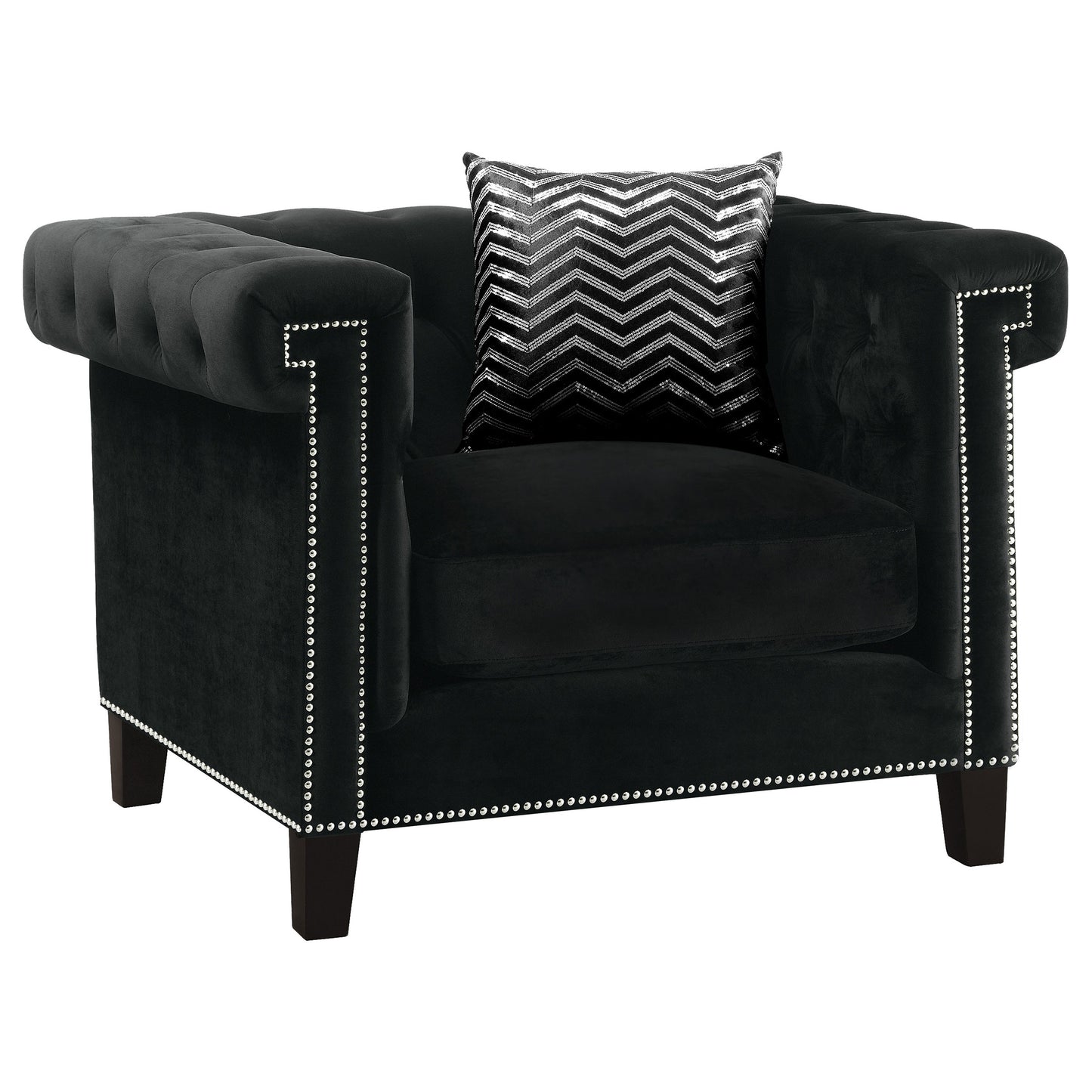 Reventlow Tufted Chair Black