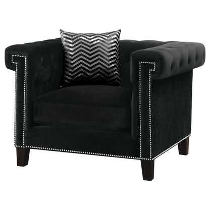 Reventlow Tufted Chair Black