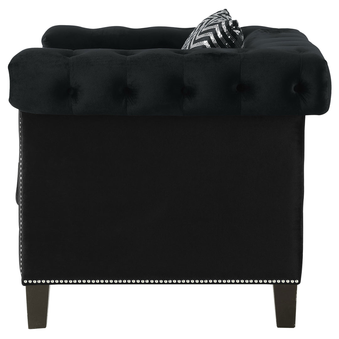 Reventlow Tufted Chair Black
