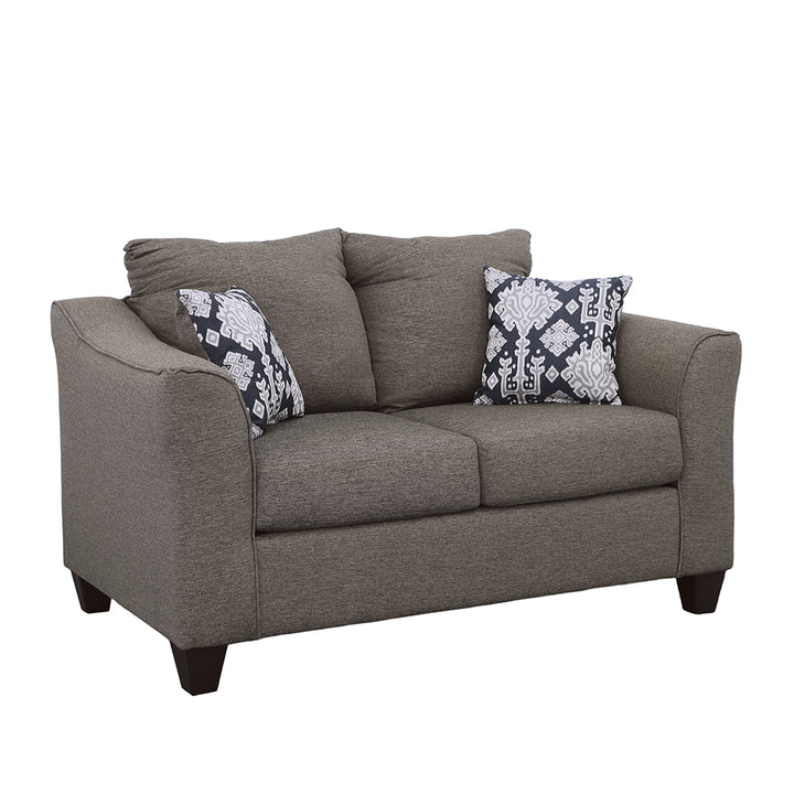 Salizar Flared Arm Loveseat Grey