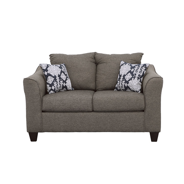 Salizar Flared Arm Loveseat Grey