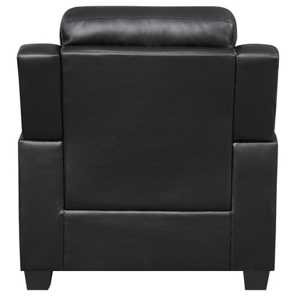 Finley Tufted Upholstered Chair Black