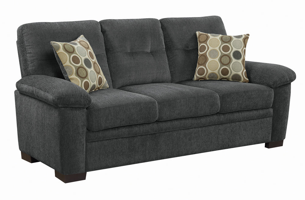 Fairbairn Upholstered Sofa Charcoal