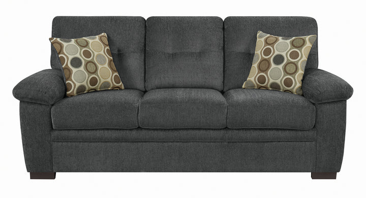 Fairbairn Upholstered Sofa Charcoal