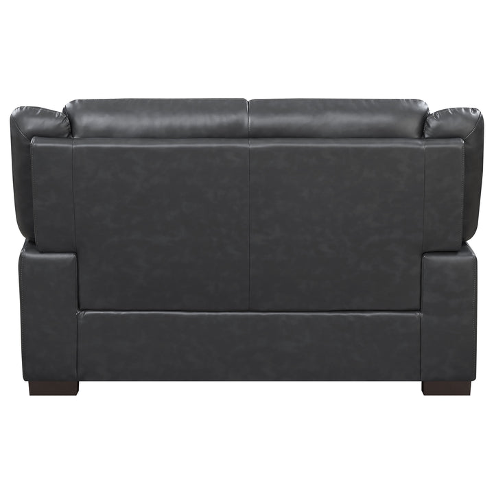 Arabella Pillow Top Upholstered Loveseat Grey