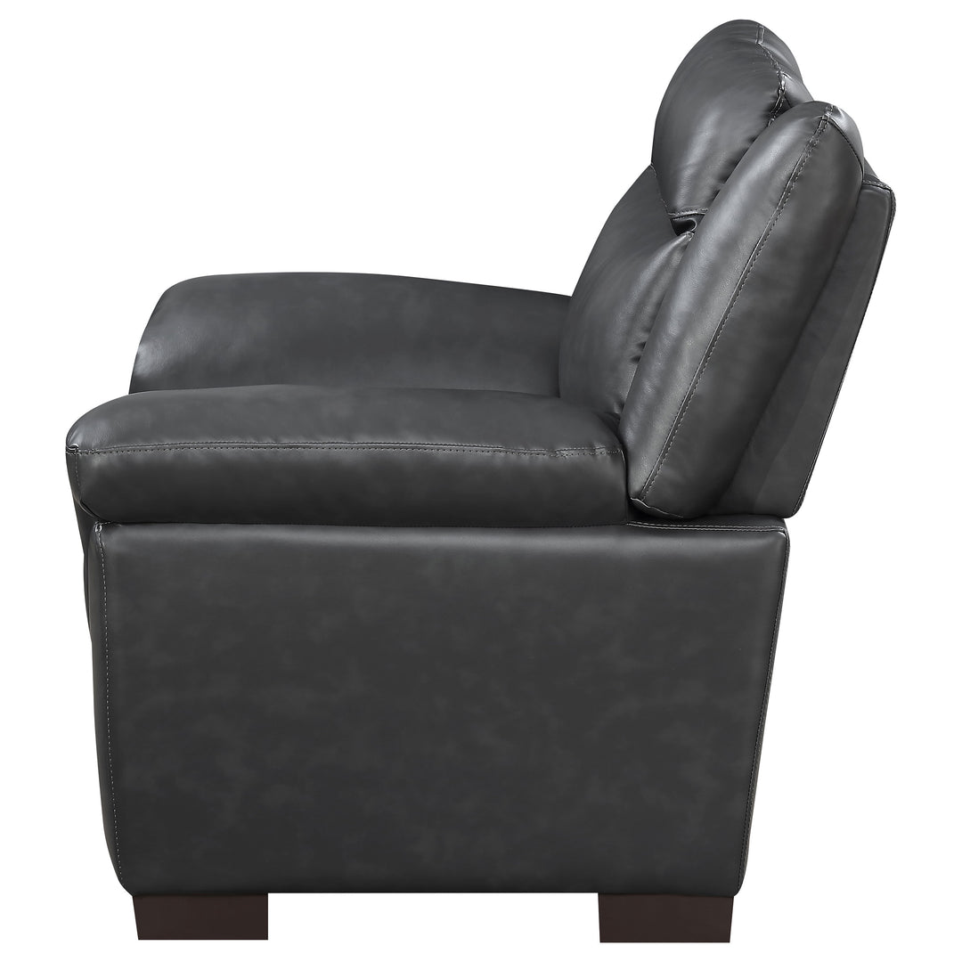 Arabella Pillow Top Upholstered Chair Grey