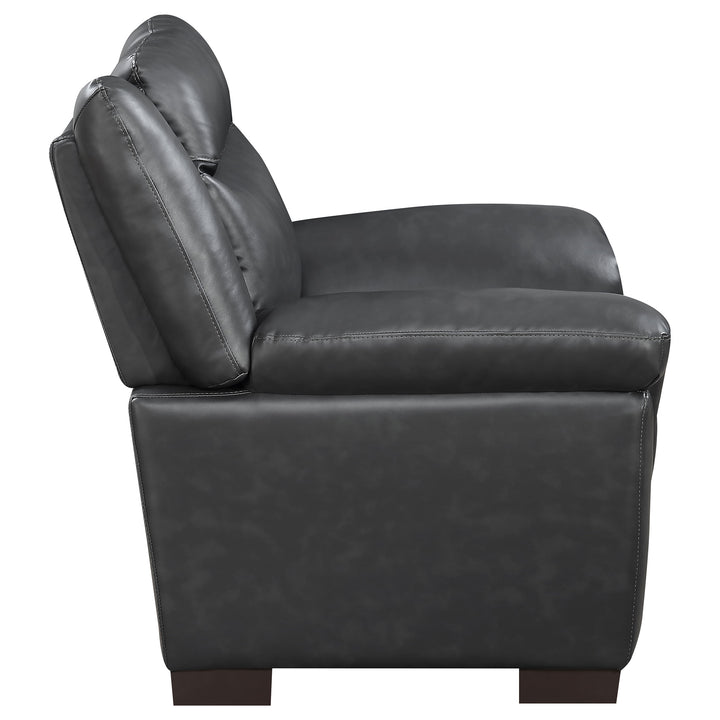 Arabella Pillow Top Upholstered Chair Grey