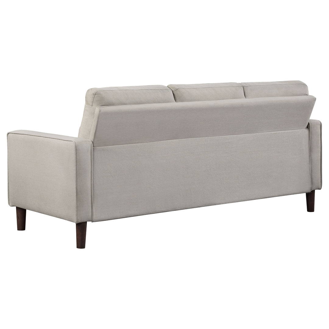 Bowen 3-piece Upholstered Track Arms Tufted Sofa Set Beige