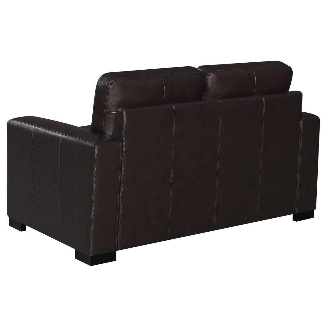 Boardmead 2-piece Track Arms Living Room Set Dark Brown