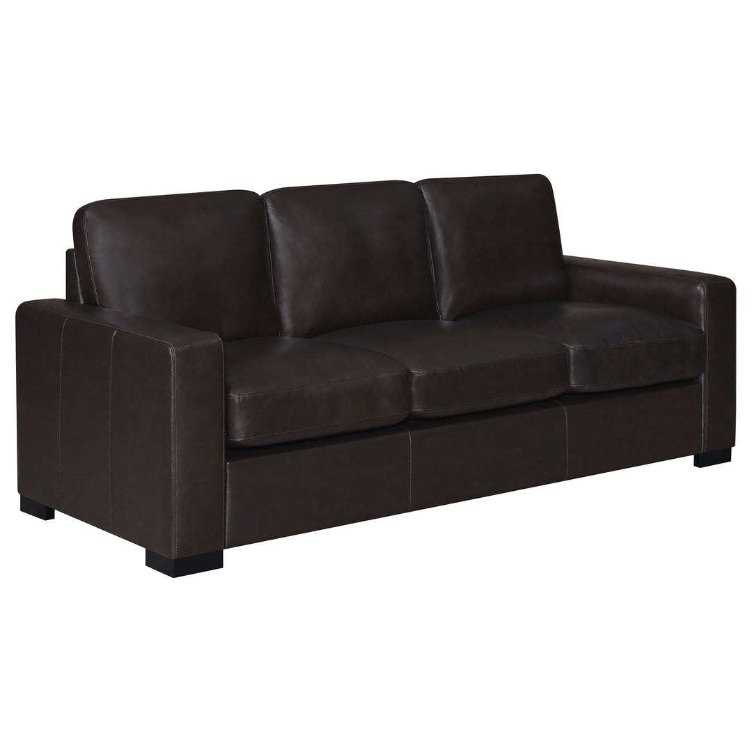 Boardmead 3-piece Track Arms Living Room Set Dark Brown