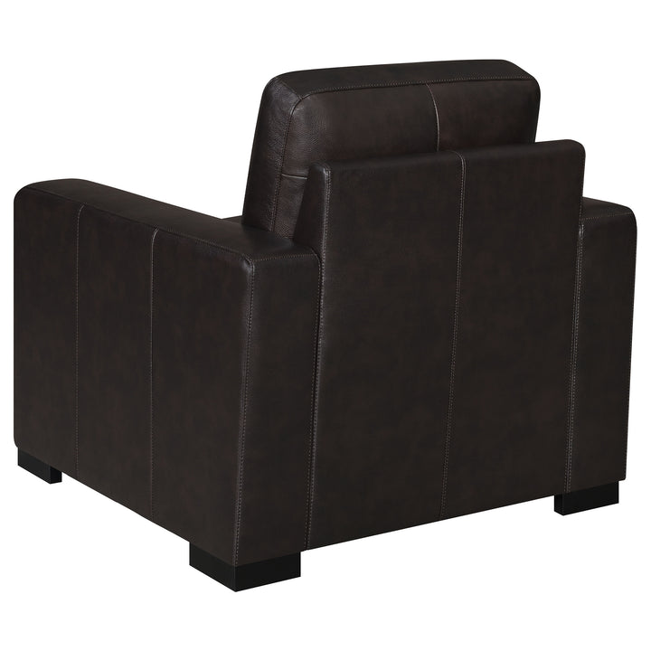 Boardmead 3-piece Track Arms Living Room Set Dark Brown