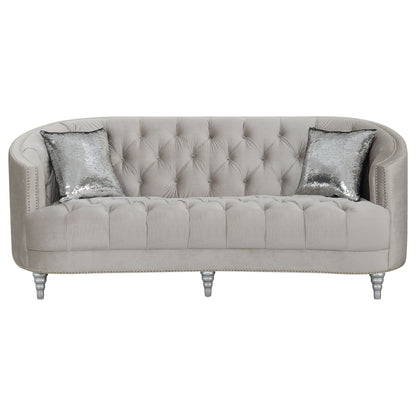 Avonlea 3-piece Tufted Living Room Set Grey