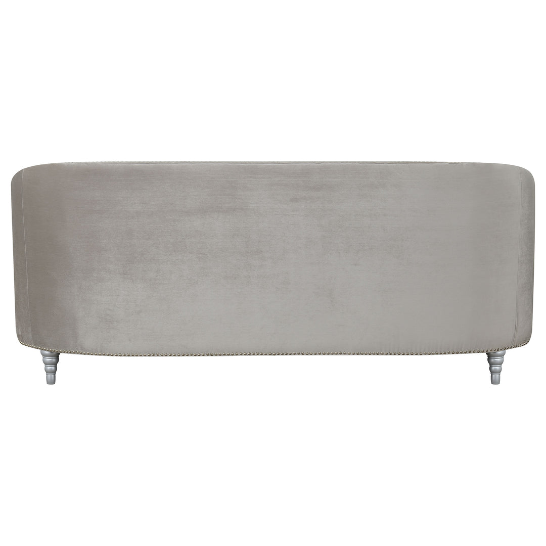 Avonlea Sloped Arm Tufted Sofa Grey