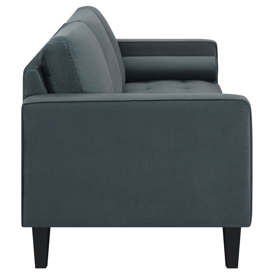 Gulfdale 2-piece Cushion Back Upholstered Living Room Set Dark Teal