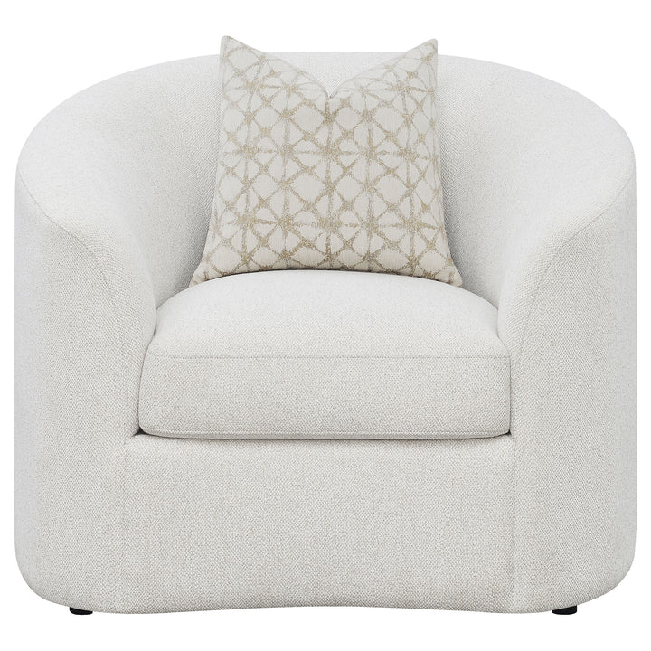 Rainn Upholstered Tight Back Chair Latte